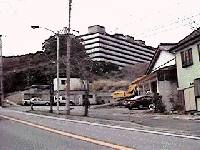 通研前の道路3