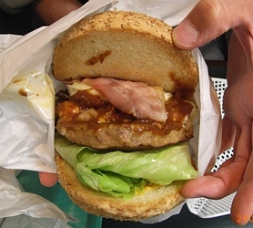 ベーコンエッグバーガー