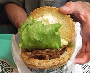 ジンギスカンバーガー