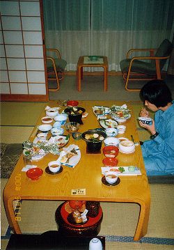 ホテル食事