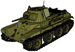 ソ連のBT-7戦車