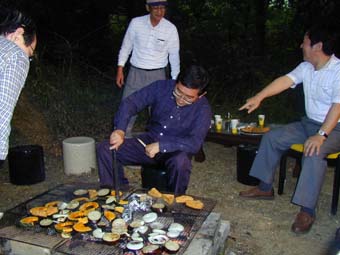 わしが焼き肉奉行だ