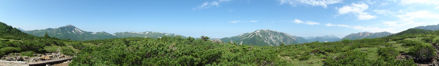 黒部五郎、薬師岳、立山・剣、赤牛岳